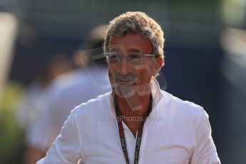 World © Octane Photographic Ltd. F1 Italian GP - Monza, Saturday 7th September 2013 - Paddock. Eddie Jordan. Digital Ref : 0815lw1d3426