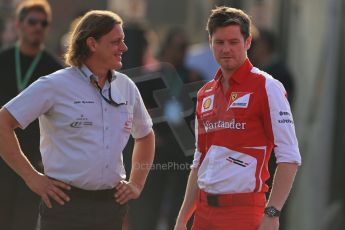 World © Octane Photographic Ltd. F1 Italian GP - Monza, Saturday 7th September 2013 - Paddock. Scuderia Ferrari F138 - Rob Smedley. Digital Ref : 0815lw1d3432