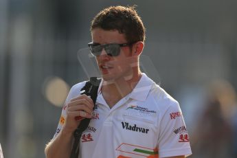 World © Octane Photographic Ltd. F1 Italian GP - Monza, Saturday 7th September 2013 - Paddock. Sahara Force India VJM06 - Paul di Resta. Digital Ref : 0815lw1d3554