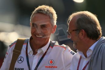 World © Octane Photographic Ltd. F1 Italian GP - Monza, Saturday 7th September 2013 - Paddock. Vodafone McLaren Mercedes - Martin Whitmarsh . Digital Ref : 0815lw1d3579