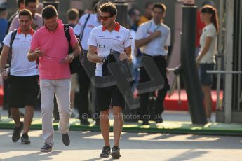 orld © Octane Photographic Ltd. F1 Italian GP - Monza, Saturday 7th September 2013 - Paddock. Marussia F1 Team MR02 - Jules Bianchi. Digital Ref : 0815lw1d3593