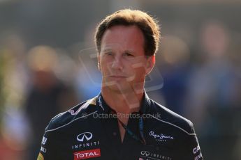 World © Octane Photographic Ltd. F1 Italian GP - Monza, Saturday 7th September 2013 - Paddock. Infiniti Red Bull Racing - Christian Horner. Digital Ref : 0815lw1d3807