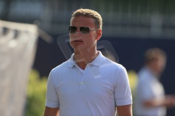 World © Octane Photographic Ltd. F1 Italian GP - Monza, Saturday 7th September 2013 - Paddock. David Coulthard. Digital Ref : 0815lw1d3850