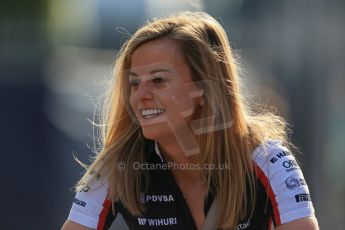 World © Octane Photographic Ltd. F1 Italian GP - Monza, Saturday 7th September 2013 - Paddock. Williams FW35 – Susie Wolff. Digital Ref : 0815lw1d3902