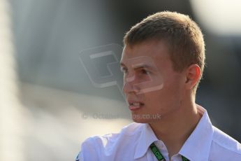 World © Octane Photographic Ltd. F1 Italian GP - Monza, Saturday 7th September 2013 - Paddock. Sauber C32. Sergei Sirotkin. Digital Ref : 0815lw1d3959