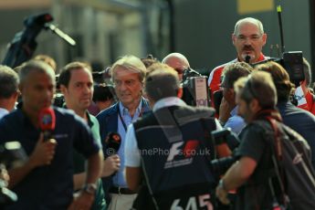 World © Octane Photographic Ltd. F1 Italian GP - Monza, Saturday 7th September 2013 - Paddock. Scuderia Ferrari chairman Luca di Montezemolo. Digital Ref : 0815lw1d4280