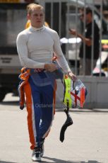 World © Octane Photographic Ltd. GP2 Italian GP, Monza, Thursday 5th September 2013. Paddock. Jon Lancaster - Hilmer Motorsport. Digital Ref : 0808cb7d4712