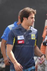 World © Octane Photographic Ltd. GP2 Italian GP, Monza, Thursday 5th September 2013. Paddock. Felipe Nasr - Carlin. Digital Ref : 0808cb7d4730