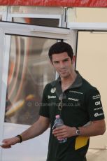 World © Octane Photographic Ltd. GP2 Italian GP, Monza, Thursday 5th September 2013. Paddock. Alexander Rossi – EQ8 Caterham Racing. Digital Ref : 0808cb7d4734