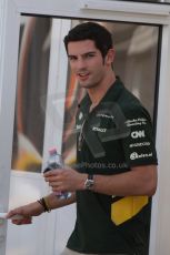 World © Octane Photographic Ltd. GP2 Italian GP, Monza, Thursday 5th September 2013. Paddock. Alexander Rossi – EQ8 Caterham Racing. Digital Ref : 0808cb7d4737