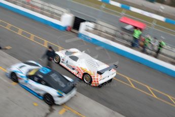 World © Octane Photographic Ltd./Chris Enion. Britcar MSA British Endurance Championship – Donington Park, Saturday 13th April 2013, Race. Tommy Field/Christopher Hart – Chevron GR8 – Tracktorque and Kevin Clarke/Wayne Gibson – Mosler MT900R - Intersport. Digital ref : 0632ce1d1258