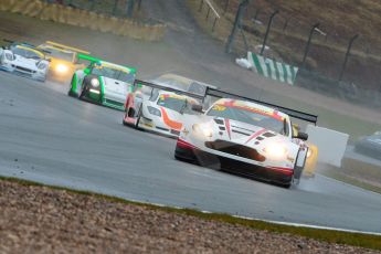 World © Octane Photographic Ltd. Britcar MSA British Endurance Championship – Donington Park, Saturday 13th April 2013, Race. Paul Bailey/Andy Schulz /Tom Ferrier– Aston Martin V12 Vantage – Horsepower Racing. Digital ref : 0632ce1d1436