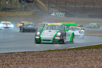 World © Octane Photographic Ltd./Chris Enion. Britcar MSA British Endurance Championship – Donington Park, Saturday 13th April 2013, Race. Ian Loggie/Chris Jones – Porsche 997 GT3 Cup – Team Parker. Digital ref : 0632ce1d1447