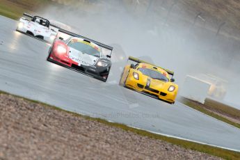World © Octane Photographic Ltd. Britcar MSA British Endurance Championship – Donington Park, Saturday 13th April 2013, Race. Javier Morcillo/Manuel Cintrano - Mosler MT900R and Jordan Witt/Marcus Clutton– Chevron GT3 – Chevron Cars. Digital ref : 0632ce1d1507