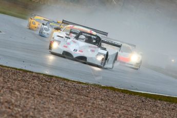 World © Octane Photographic Ltd. Britcar MSA British Endurance Championship – Donington Park, Saturday 13th April 2013, Race. Michael Millard/Nigal Greensall/Karsten Le Blanc – Rapier SR2 - Louis Jewellery lead the pack. Digital ref : 0632ce1d1516
