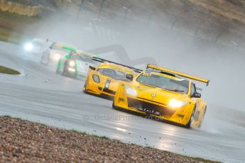 World © Octane Photographic Ltd. Britcar MSA British Endurance Championship – Donington Park, Saturday 13th April 2013, Race. Ashley Woodman/Jeff Smith/Simon Leith– Renault Meganne V6 Trophy – BPM Racing. Digital ref : 0632ce1d1578