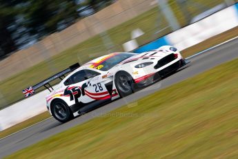 World © Octane Photographic Ltd./Chris Enion. Britcar MSA British Endurance Championship – Donington Park, Saturday 13th April 2013, Qualifying. Paul Bailey/Andy Schulz /Tom Ferrier– Aston Martin V12 Vantage – Horsepower Racing. Digital ref : 0631ce1d0899