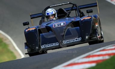 World © Carl Jones/Octane Photographic Ltd. Saturday 3rd August 2013. OSS - Brands Hatch - Qualifying. David Enderby / Chris Enderby - Radical SR4. Digital Ref : 0771CJ7D0005