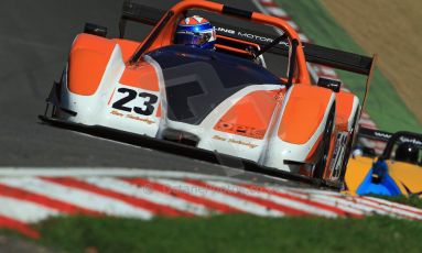 World © Carl Jones/Octane Photographic Ltd. Saturday 3rd August 2013. OSS - Brands Hatch - Qualifying. Simon Tilling - Radical SR3. Digital Ref : 0771CJ7D0055