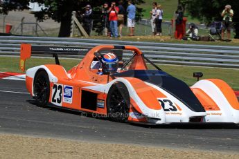 World © Carl Jones/Octane Photographic Ltd. Saturday 3rd August 2013. OSS - Brands Hatch - Qualifying. Simon Tilling - Radical SR3. Digital Ref : 0771CJ7D0083