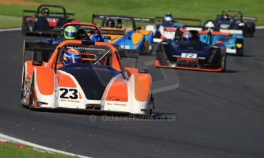 World © Carl Jones/Octane Photographic Ltd. Saturday 3rd August 2013. OSS - Brands Hatch - Race 1. Simon Tilling - Radical SR3. Digital Ref : 0772cj7d0008