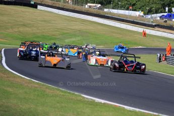 World © Carl Jones/Octane Photographic Ltd. Saturday 3rd August 2013. OSS - Brands Hatch - Race 1. The Start. Digital Ref : 0772cj7d0031