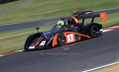 World © Carl Jones/Octane Photographic Ltd. Sunday 4th August 2013. OSS - Brands Hatch - Race 3. Darcy Smith - Radical SR4. Digital Ref : 0774cj7d0152