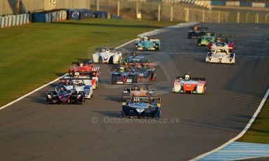 World © Octane Photographic Ltd. BRSCC - OSS Championship. Saturday 14th September 2013. Donington Park. Saturday 14th September 2013 – Race 1. Race start lead by Tony Sinclair – Jade 3 V6. Digital Ref: 0827cj1d7412