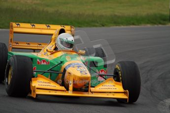 World © Octane Photographic Ltd/ Carl Jones. OSS F1 Demos. Snetterton. Benetton B193b ex-Ricardo Patresse and Michael Schumacher. Digital Ref: 0719cj7d0174