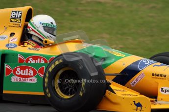 World © Octane Photographic Ltd/ Carl Jones. OSS F1 Demos. Snetterton. Benetton B193b ex-Ricardo Patresse and Michael Schumacher. Digital Ref: 0719cj7d0177