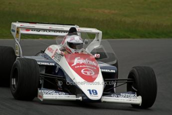 World © Octane Photographic Ltd/ Carl Jones. OSS F1 Demos. Snetterton. Alastair Davison's Toleman TG184, ex Ayrton Senna. Digital Ref: 0719cj7d0185