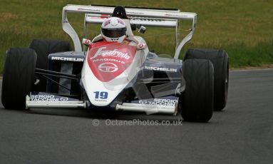 World © Octane Photographic Ltd/ Carl Jones. OSS F1 Demos. Snetterton. Alastair Davison's Toleman TG184, ex Ayrton Senna. Digital Ref: 0719cj7d0231