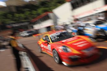 World © Octane Photographic Ltd. Monaco – Monte Carlo – Porsche Mobil 1 Supercup. Alessandro Zampedri - Momo Megatron. Friday 24th May 2013. Digital Ref :