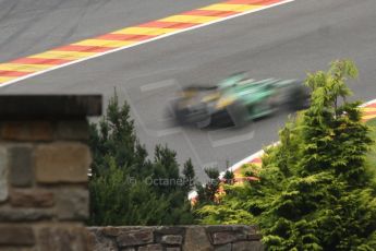 World © Octane Photographic Ltd. Belgian GP Friday 23rd August 2013 F1 Practice 1. Caterham F1 Team CT03 - Heikki Kovalainen. Digital Ref : 0784cb7d1883