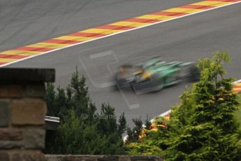 World © Octane Photographic Ltd. Belgian GP Friday 23rd August 2013 F1 Practice 1. Caterham F1 Team CT03 - Heikki Kovalainen. Digital Ref : 0784cb7d1910