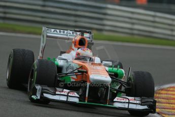 World © Octane Photographic Ltd. F1 Belgian GP - Spa - Francorchamps. Thursday 25th July 2013. Practice 1. Sahara Force India VJM06 - Paul di Resta. Digital Ref : 0784lw1d7233