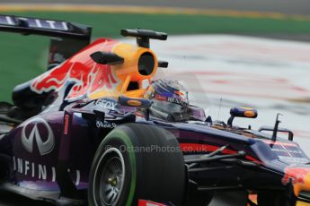 World © Octane Photographic Ltd. F1 Belgian GP - Spa - Francorchamps. Friday 23rd August 2013. Practice 1. Infiniti Red Bull Racing RB9 - Sebastian Vettel. Digital Ref : 0784lw1d7282