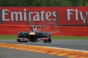 World © Octane Photographic Ltd. F1 Belgian GP - Spa - Francorchamps. Friday 23rd August 2013. Practice 1. Infiniti Red Bull Racing RB9 - Sebastian Vettel. Digital Ref : 0784lw1d7506