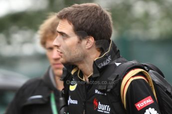 World © Octane Photographic Ltd. Belgian GP Friday 23rd August 2013 paddock. Jerome d'Ambrosio, Lotus F1 Team reserve driver. Digital Ref : 0783cb7d1681