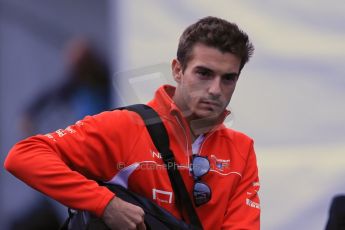 World © Octane Photographic Ltd. Belgian GP Friday 23rd August 2013 paddock. Marussia F1 Team MR02 - Jules Bianchi. Digital Ref : 0783lw1d7139