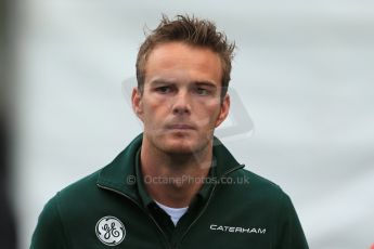 World © Octane Photographic Ltd. Belgian GP Friday 23rd August 2013 paddock. Caterham F1 Team CT03 - Giedo van der Garde. Digital Ref : 0783lw1d7145