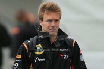 World © Octane Photographic Ltd. Belgian GP Friday 23rd August 2013 paddock. Davide Valsecchi, Lotus F1 Team reserve driver. Digital Ref : 0783lw1d7162