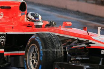 World © Octane Photographic Ltd. Formula 1 Winter testing, Barcelona – Circuit de Catalunya, 28th February 2013. Marussia MR02, Max Chilton. Digital Ref: 0581lw1d6785