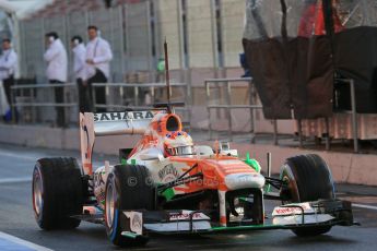 World © Octane Photographic Ltd. Formula 1 Winter testing, Barcelona – Circuit de Catalunya, 28th February 2013. Sahara Force India VJM06 – Paul di Resta. Digital Ref: 0581lw1d6792
