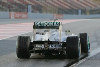 World © Octane Photographic Ltd. Formula 1 Winter testing, Barcelona – Circuit de Catalunya, 28th February 2013. Mercedes AMG Petronas  F1 W04 – Lewis Hamilton. Digital Ref: 0581lw1d6812