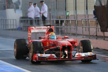 World © Octane Photographic Ltd. Formula 1 Winter testing, Barcelona – Circuit de Catalunya, 28th February 2013. Ferrari F138 – Felipe Massa. Digital Ref: 0581lw1d6855