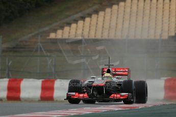 World © Octane Photographic Ltd. Formula 1 Winter testing, Barcelona – Circuit de Catalunya, 28th February 2013. Vodafone McLaren Mercedes MP4/28. Sergio Perez. Digital Ref: