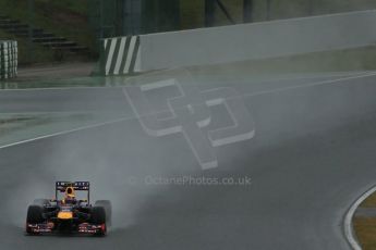 World © Octane Photographic Ltd. Formula 1 Winter testing, Barcelona – Circuit de Catalunya, 28th February 2013. Infiniti Red Bull Racing RB9. Mark Webber. Digital Ref: