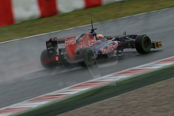 World © Octane Photographic Ltd. Formula 1 Winter testing, Barcelona – Circuit de Catalunya, 28th February 2013. Scuderia Toro Rosso STR8 - Jean-Eric Vergne. Digital Ref: