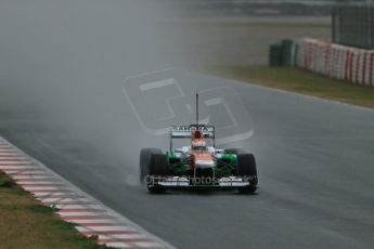 World © Octane Photographic Ltd. Formula 1 Winter testing, Barcelona – Circuit de Catalunya, 28th February 2013. Sahara Force India VJM06 –  Paul di Resta. Digital Ref:
